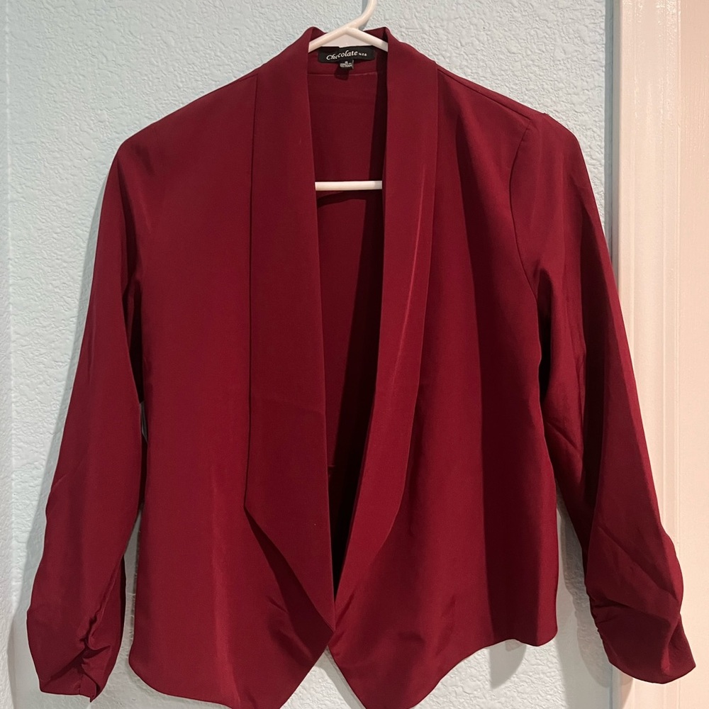 Women’s S size polyester silk blazer style